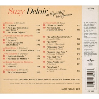 De l'opérette à la chanson..